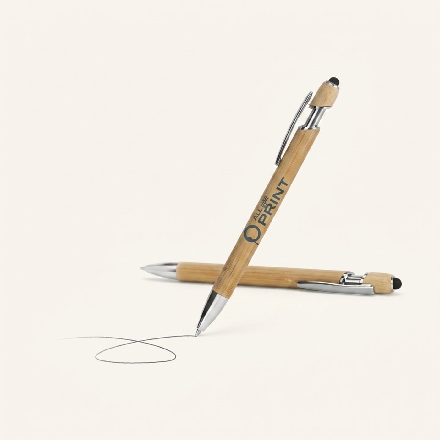 AYP - Kugelschreiber Bambus mit Stylus