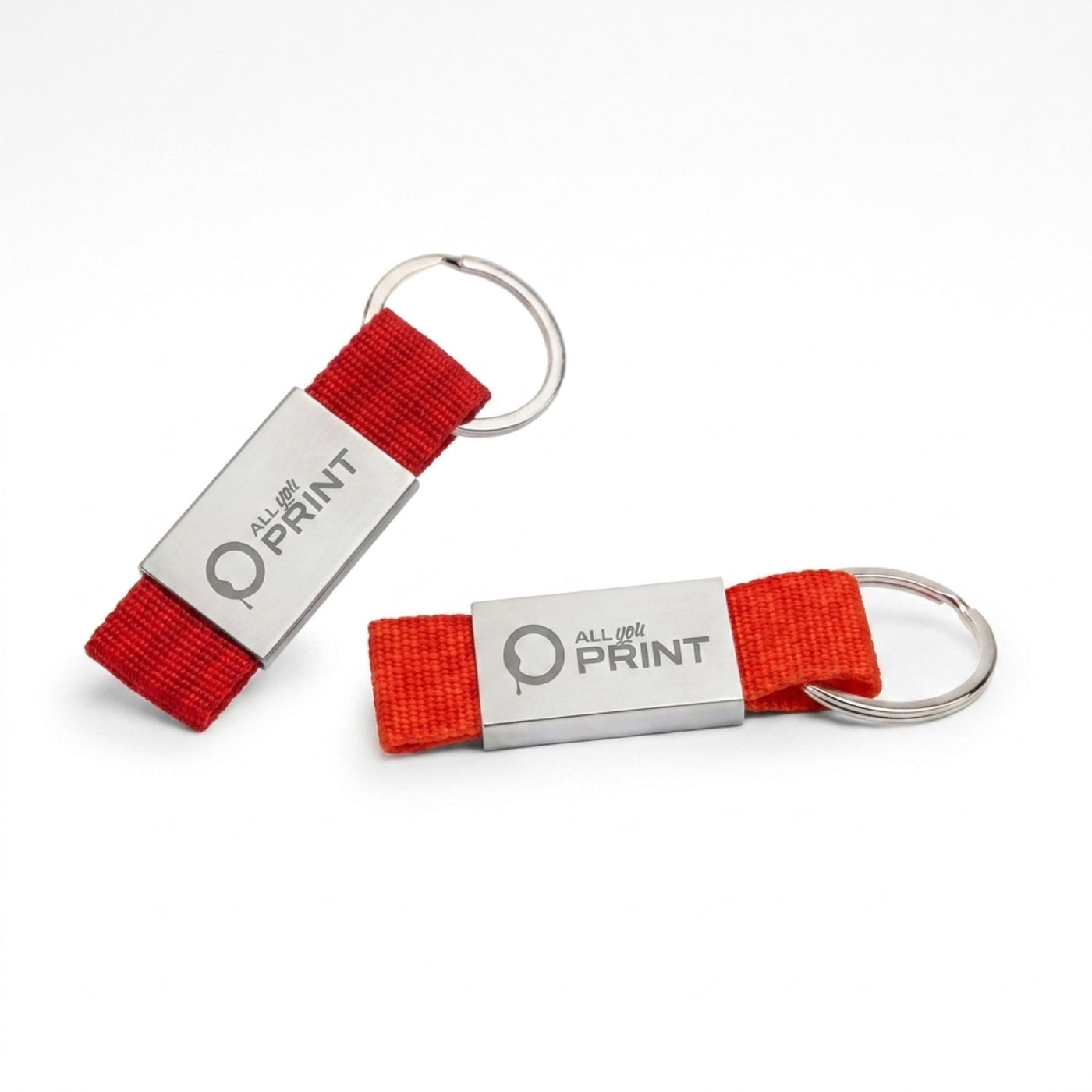 AYP - Muster Schlüsselanhänger Stoff mit Metallplättchen