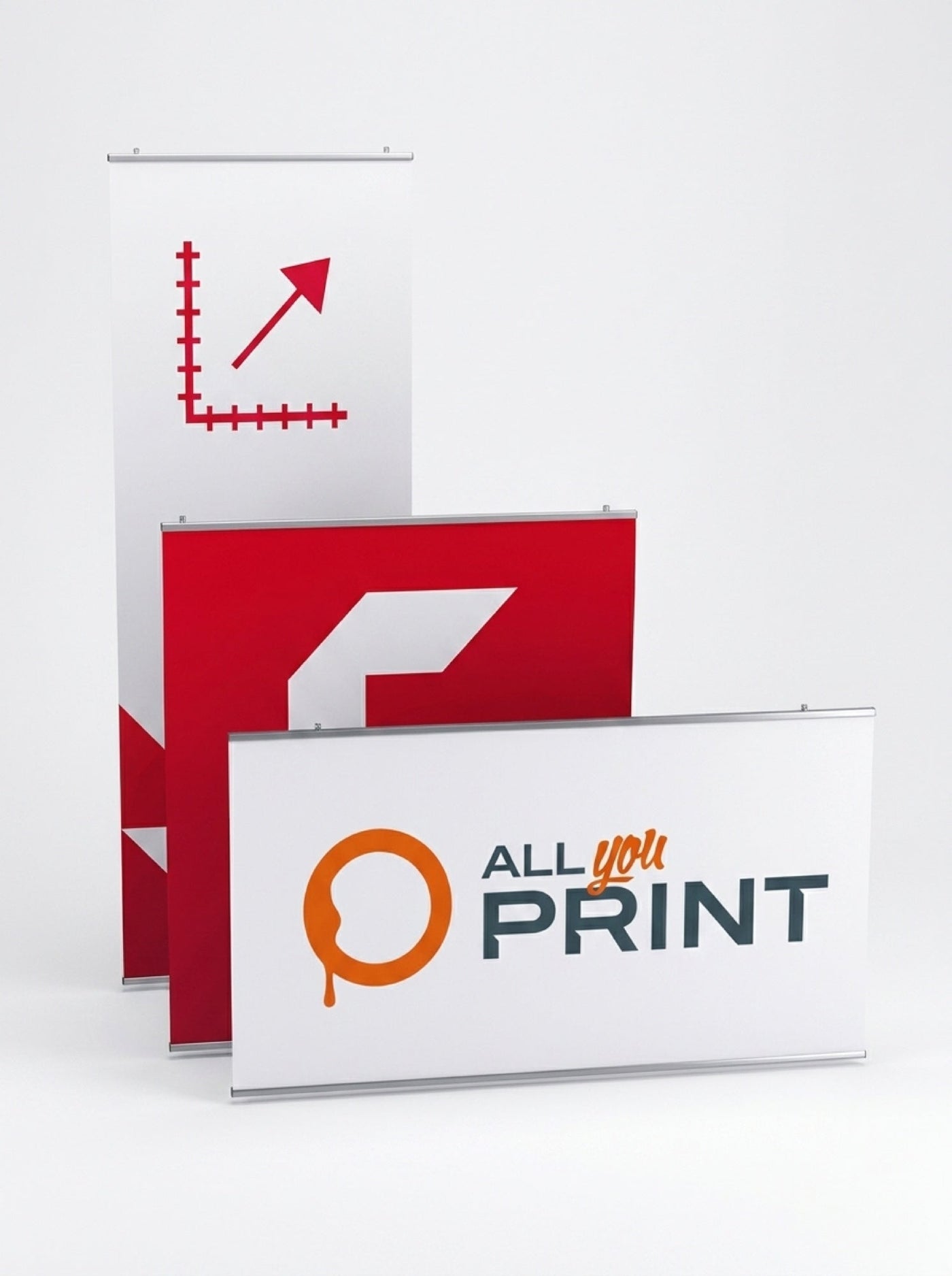 AYP - Deko-Banner im Wunschformat, System inkl. Druck