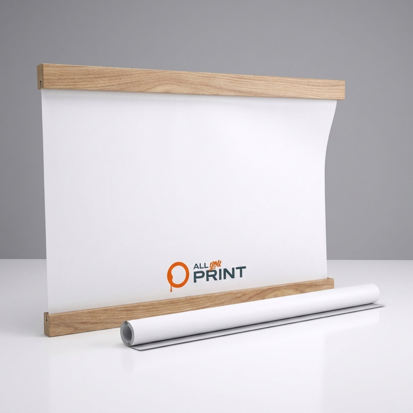 AYP - L-Banner Holz mit Magnetleisten, Druck