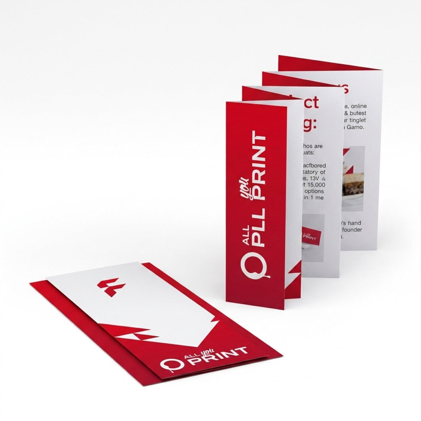 AYP - Falzflyer/Faltblätter, Pyramidenfalz