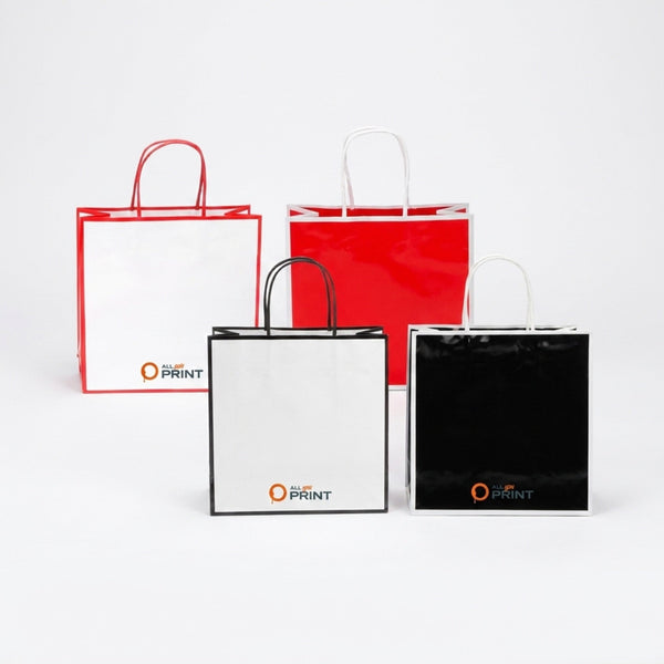 AYP - Muster Laminierte Papiertasche mit Heissfolienprägung
