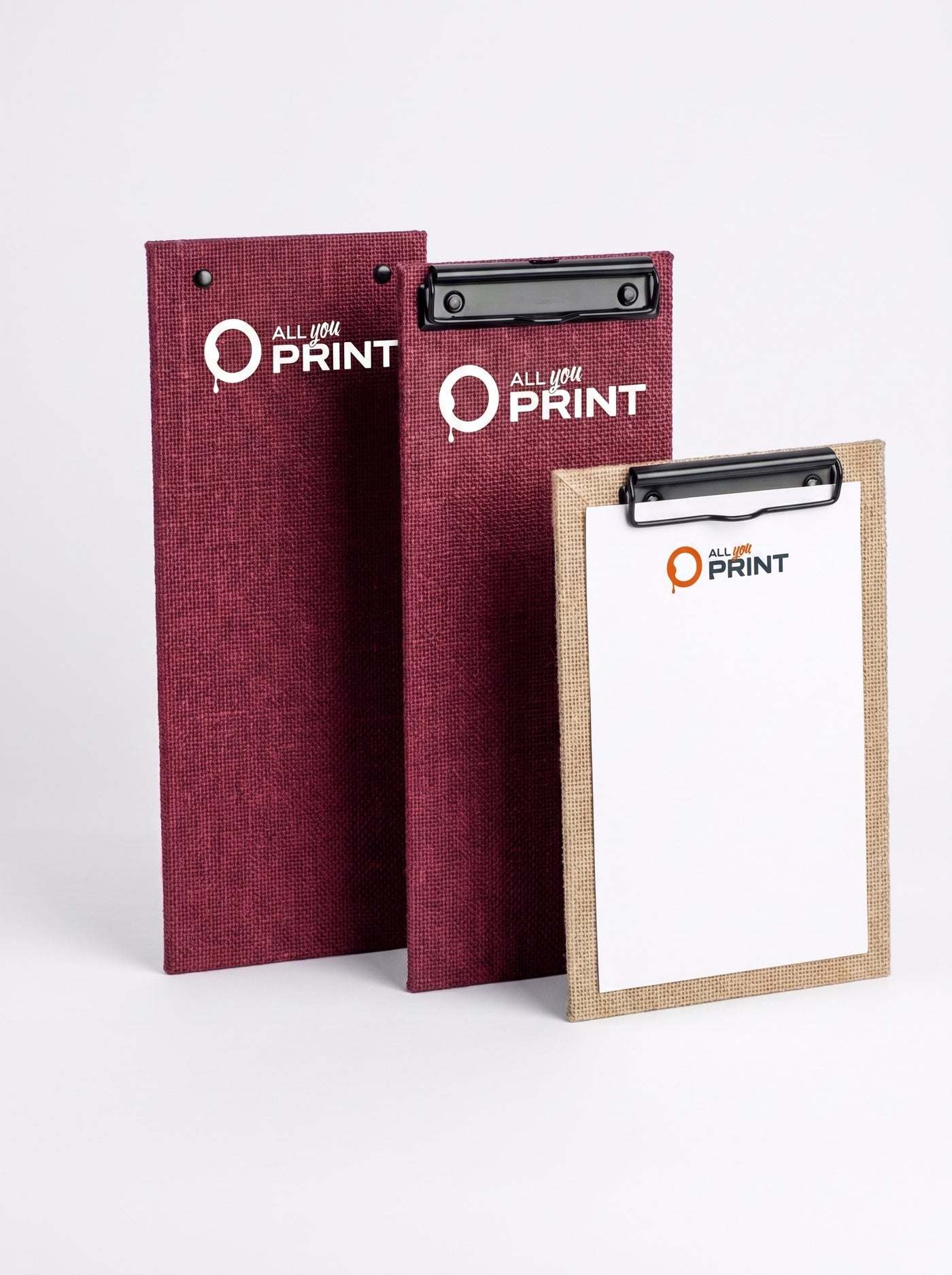 Porte-blocs aspect jute