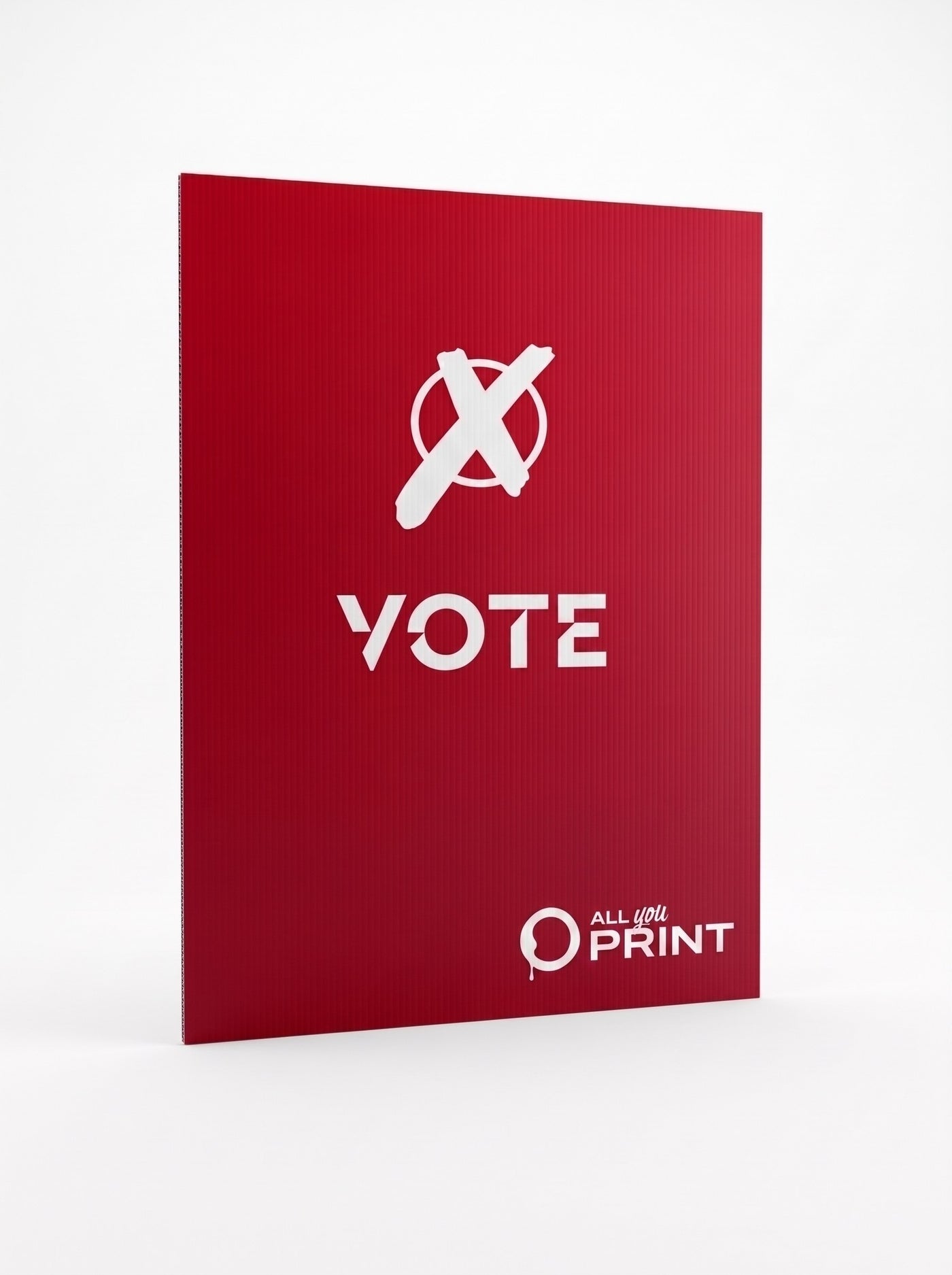 Affiches électorales en plaques alvéolaires