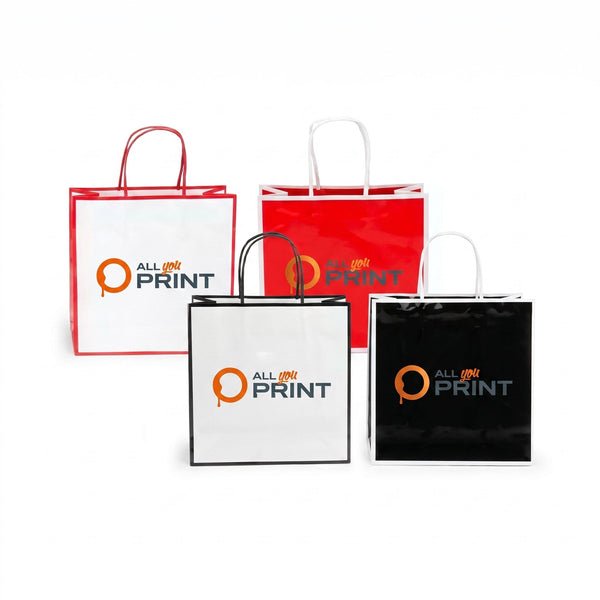 Sacs en papier laminé avec impression à chaud