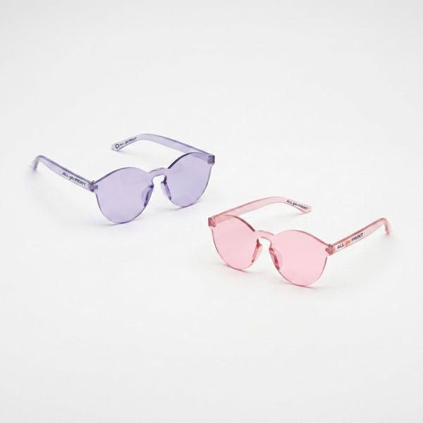 Transparent vintage sunglasses