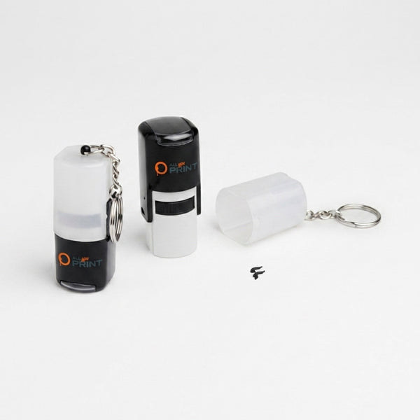 Mini stamps with key ring
