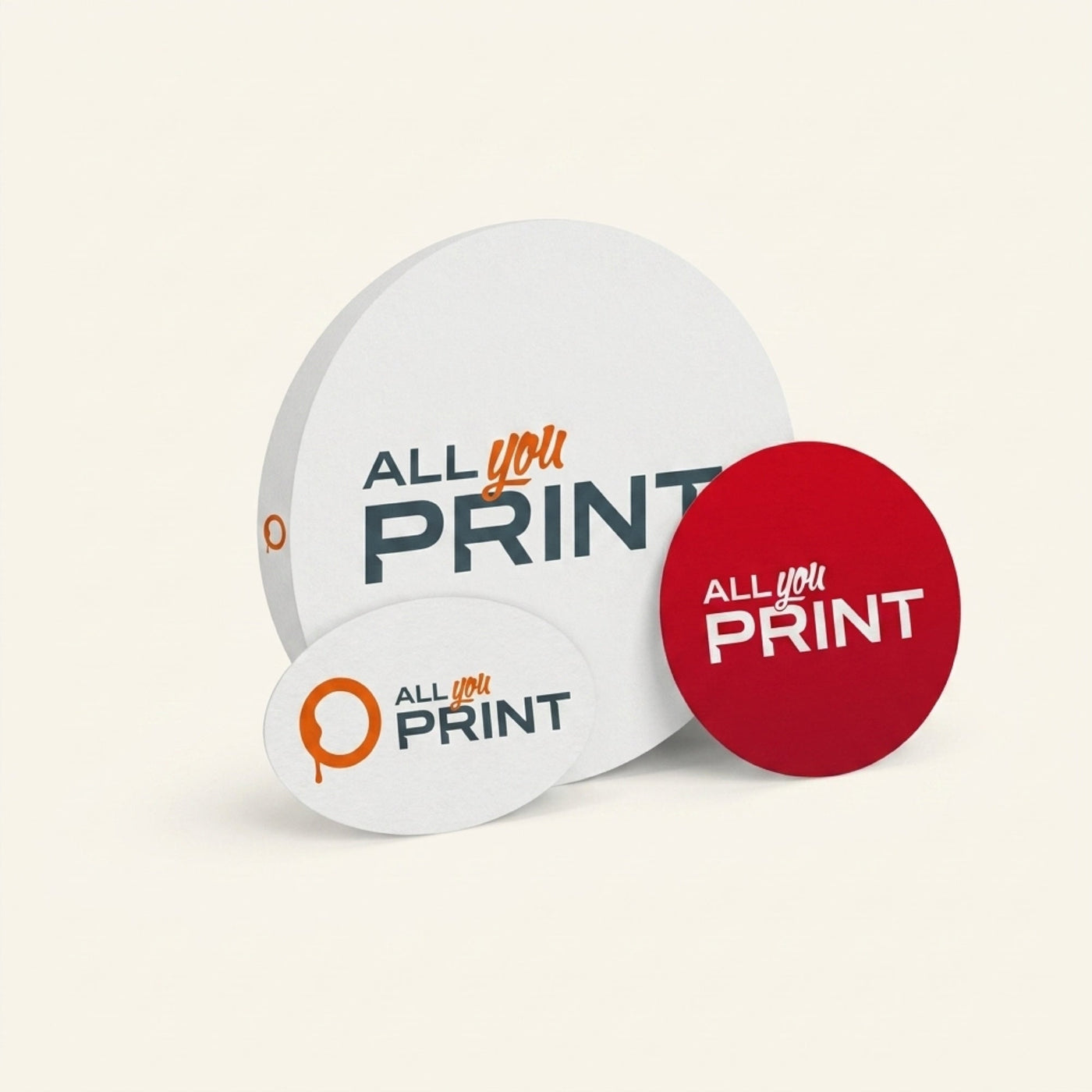 AYP - Flyer rund/oval im Wunschformat