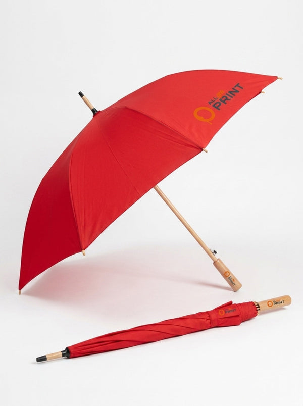 Sample guest umbrellas wood