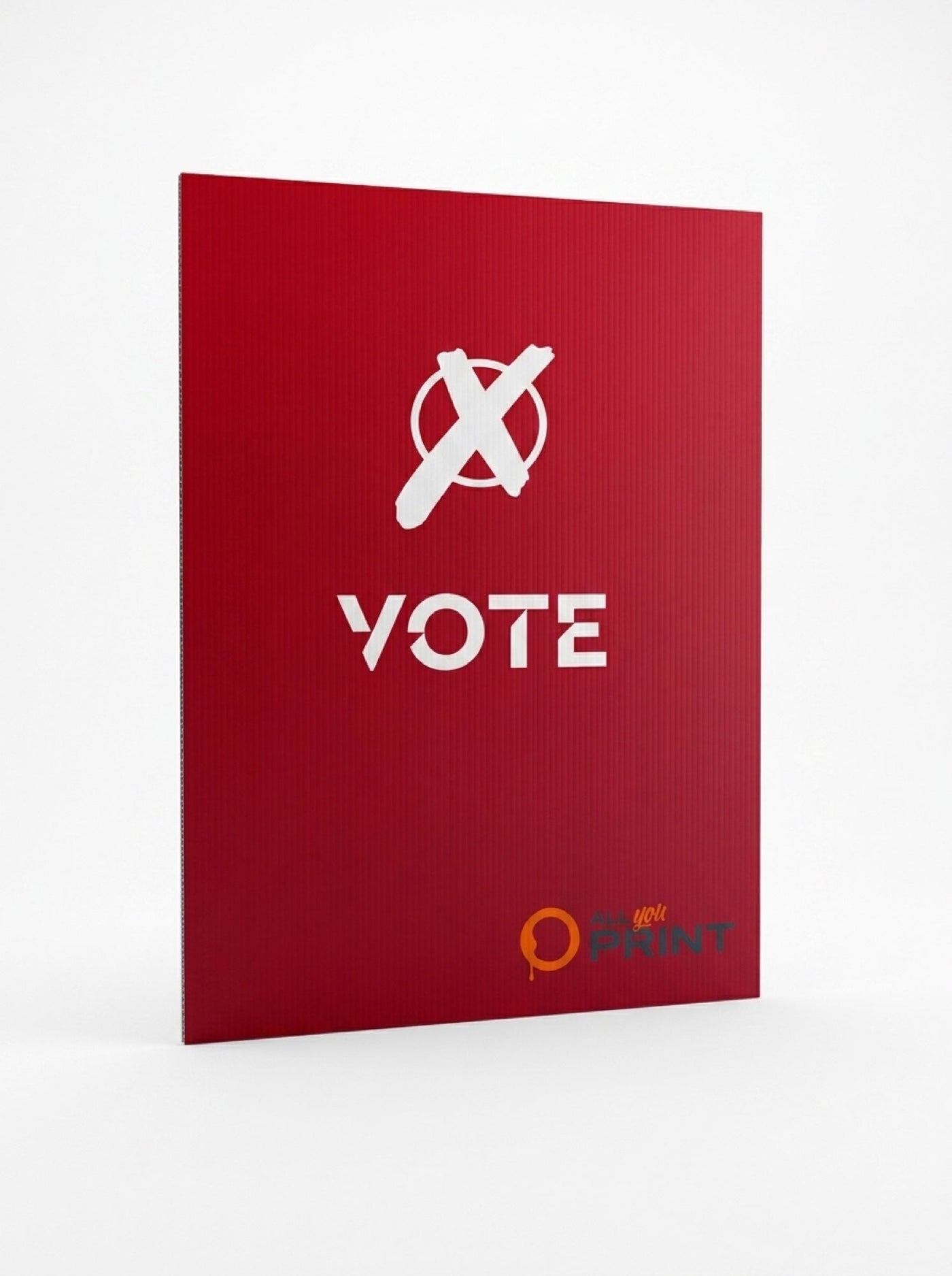 AYP - Wahlplakate aus Hohlkammerplatten