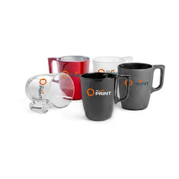 Tasses en verre colorées