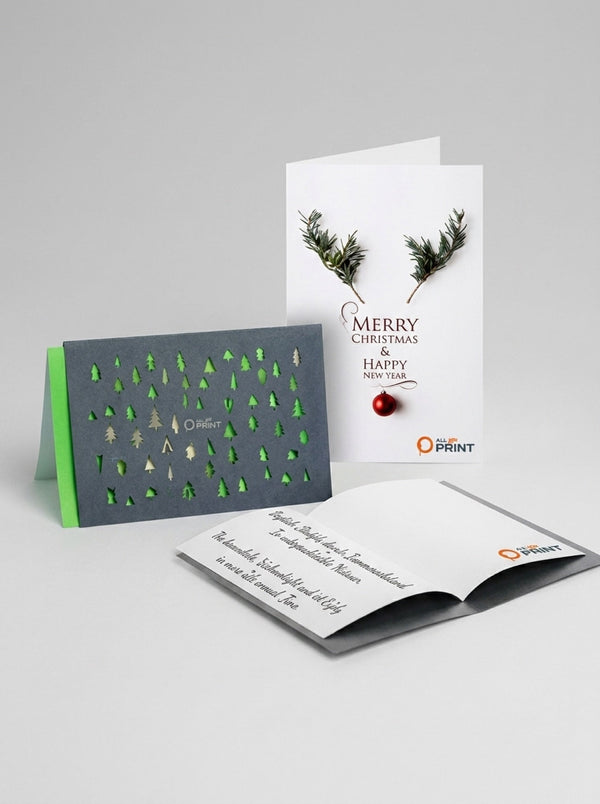 Christmas cards with design