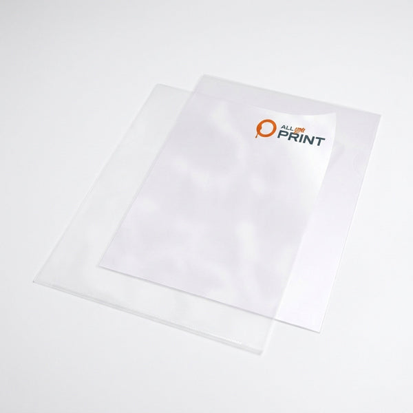 Clear pockets, printed