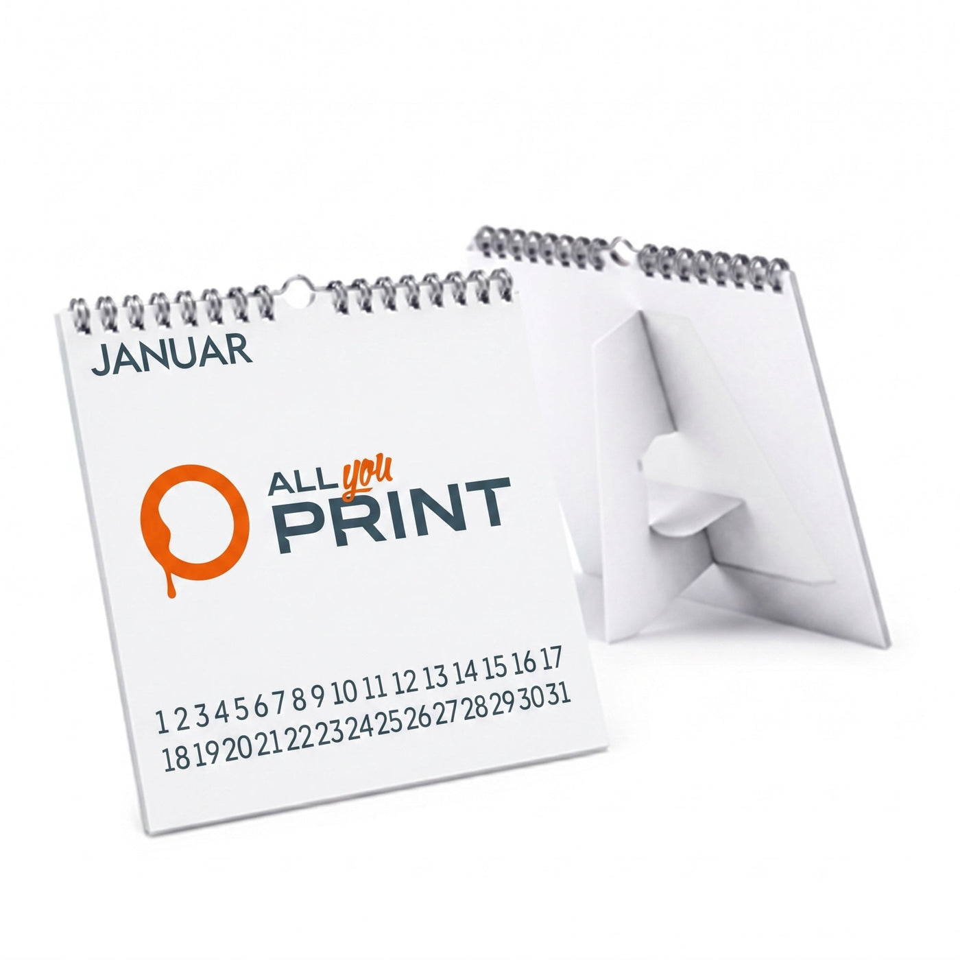 AYP - Tischkalender mit Wire-O-Bindung und Rückenstütze