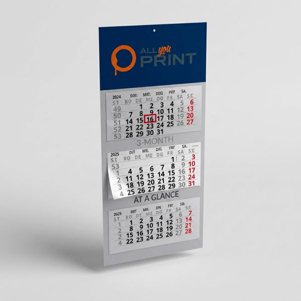 3-Monatskalender (Mehrblock-Variante)