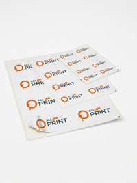 Free-form labels on a sheet