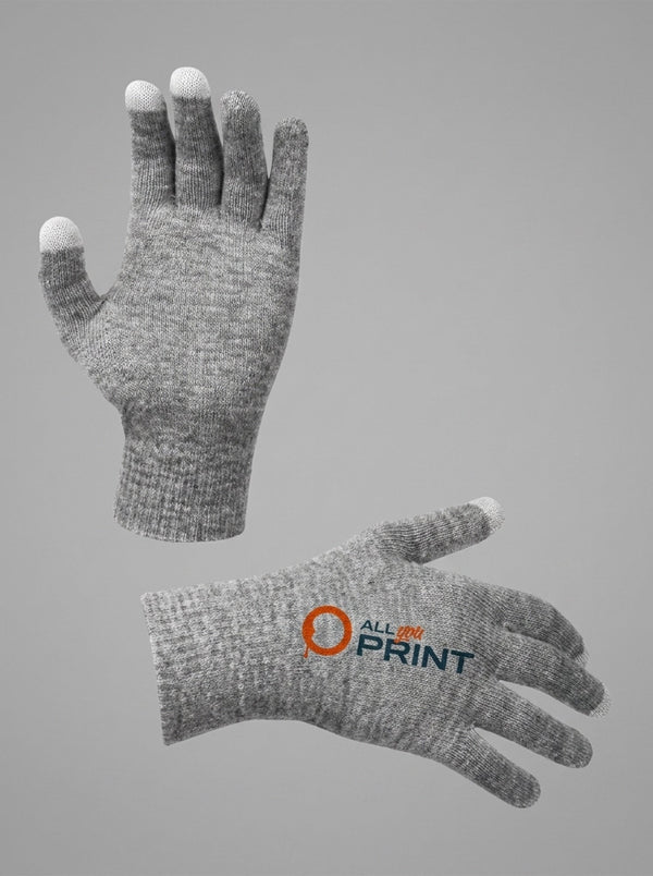 Gants tactiles tricot rPET