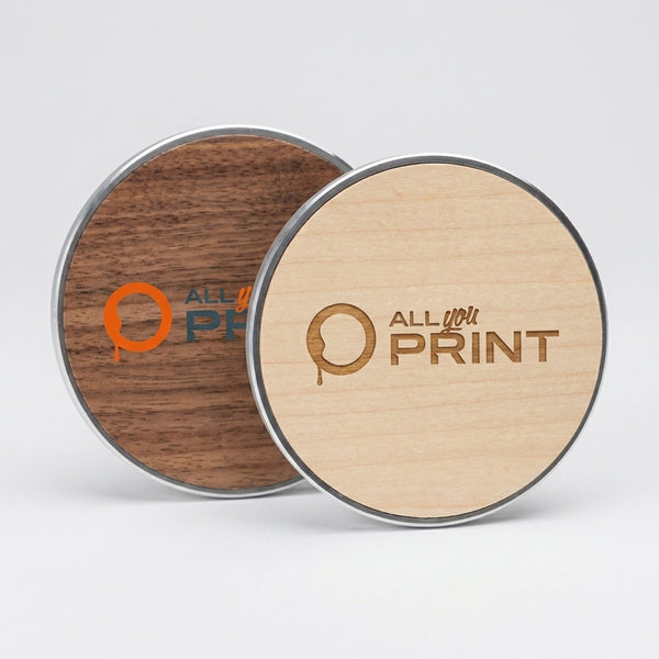 Wireless charger wood with aluminium frame