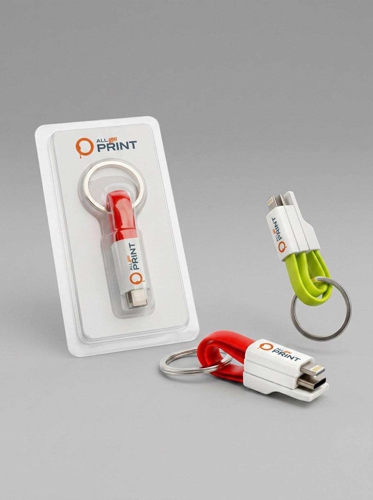AYP - 3-in-1-Ladekabel als Schlüsselanhänger