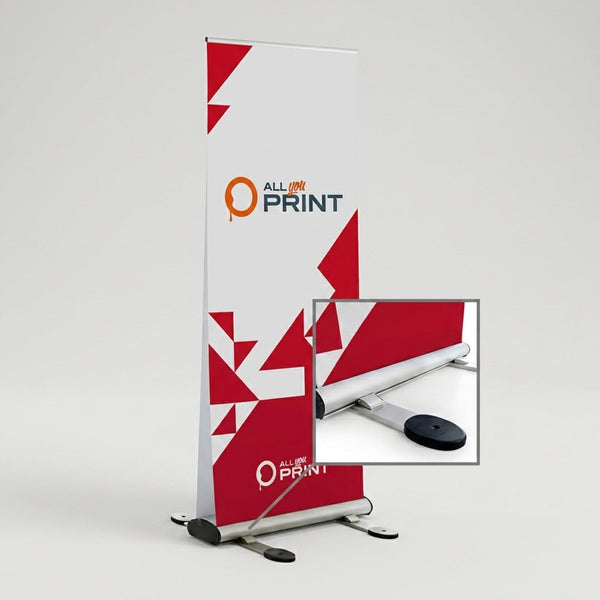 Roll-Up Duo Outdoor, System inkl. Druck