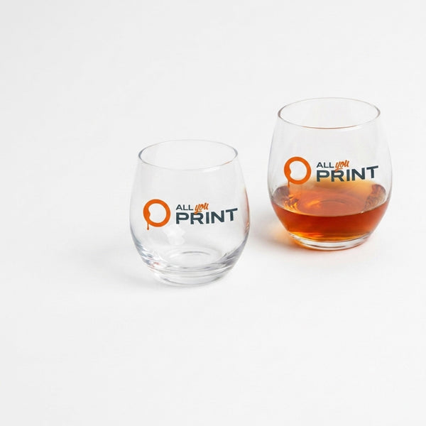 Convex whisky glasses