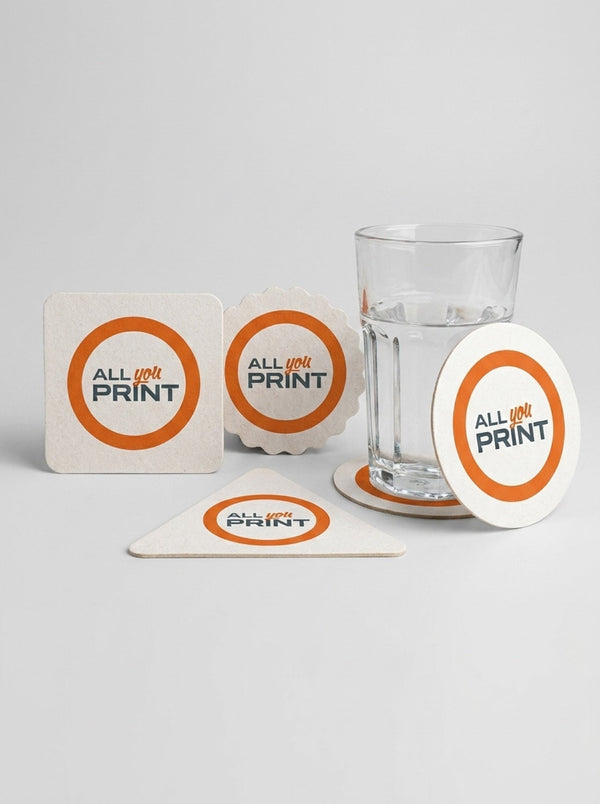 Musterset Bierdeckel und Untersetzer