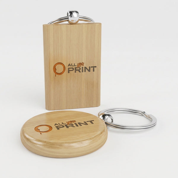 Sample wooden keyring