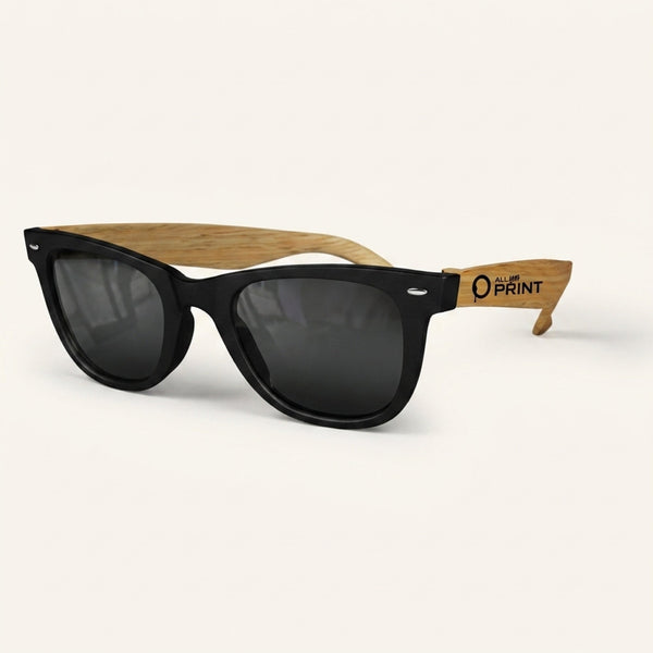 Sunglasses bamboo look