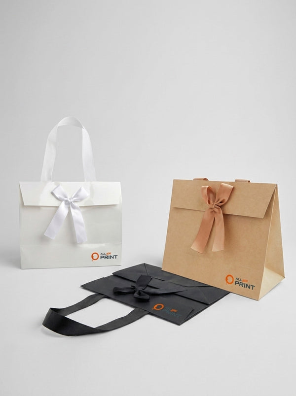 Geschenktaschen mit Satinband