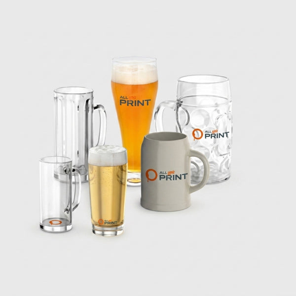 Campione boccale da birra e bicchiere da birra