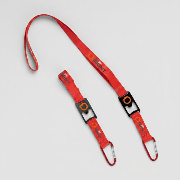 Lanyards mit Karabiner und Flaschenöffner