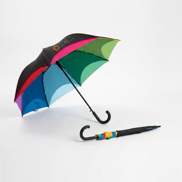 Rainbow umbrellas