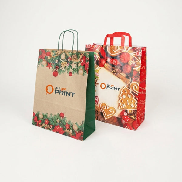 Sample Christmas bag with design