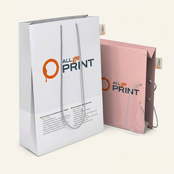 Muster Papiertragetaschen Premium