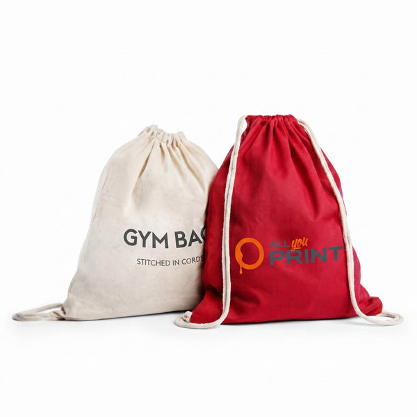 Sac de gym en coton Basic