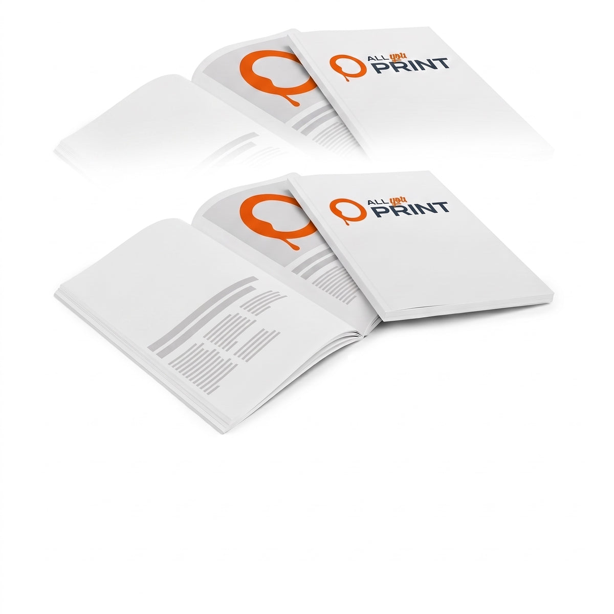 Brochure softcover en impression offset avec couverture pelliculée brillante en grand tirage