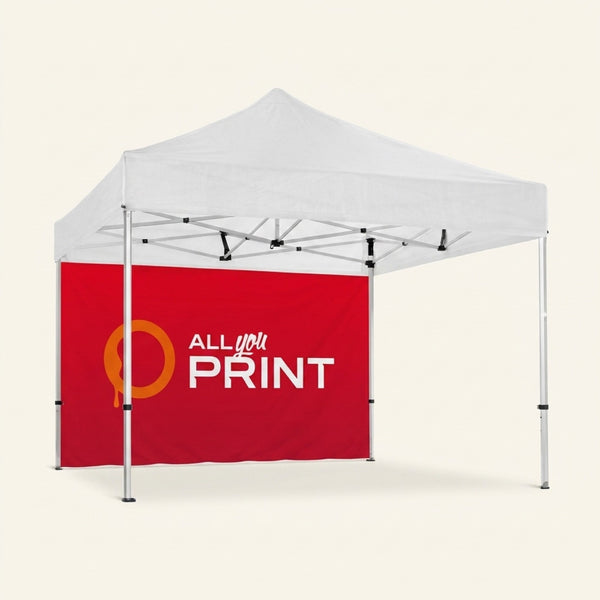 Advertising banner for gazebo