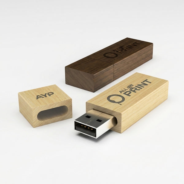 Muster USB-Sticks Holz