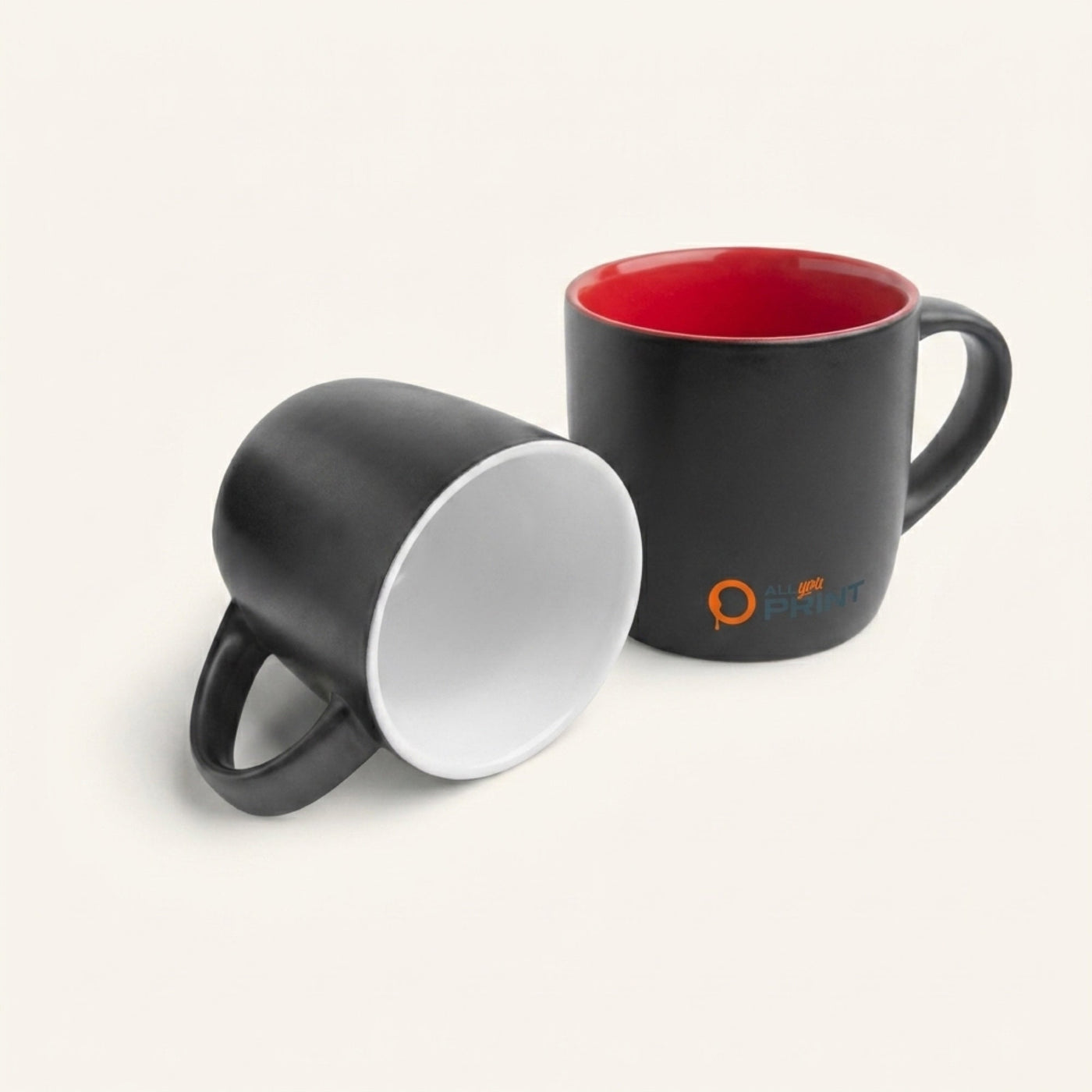 AYP - Muster Tasse konvex, schwarz