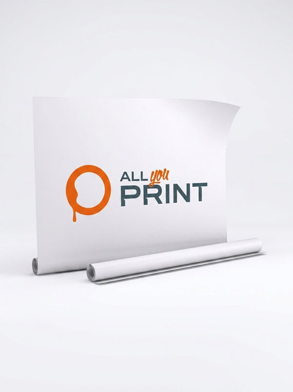 Wooden L-banner with wooden strips, print