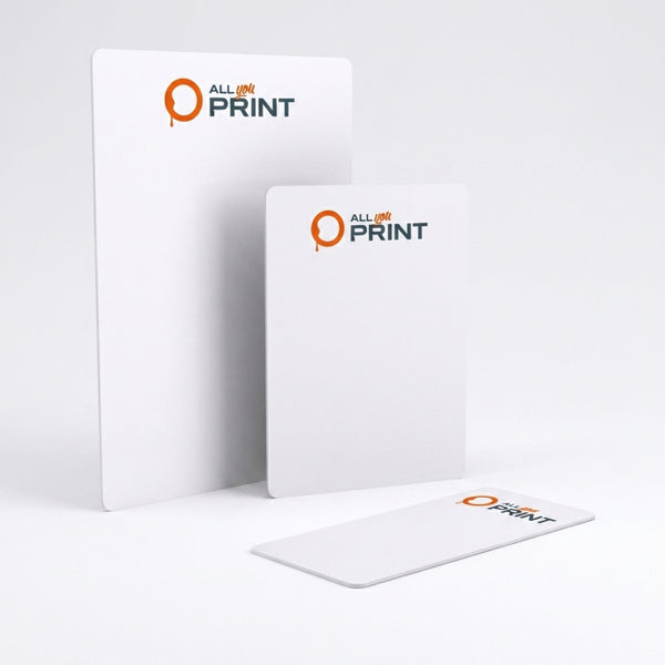 Menus on rigid foam boards