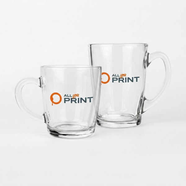Échantillon tasses en verre avec anse