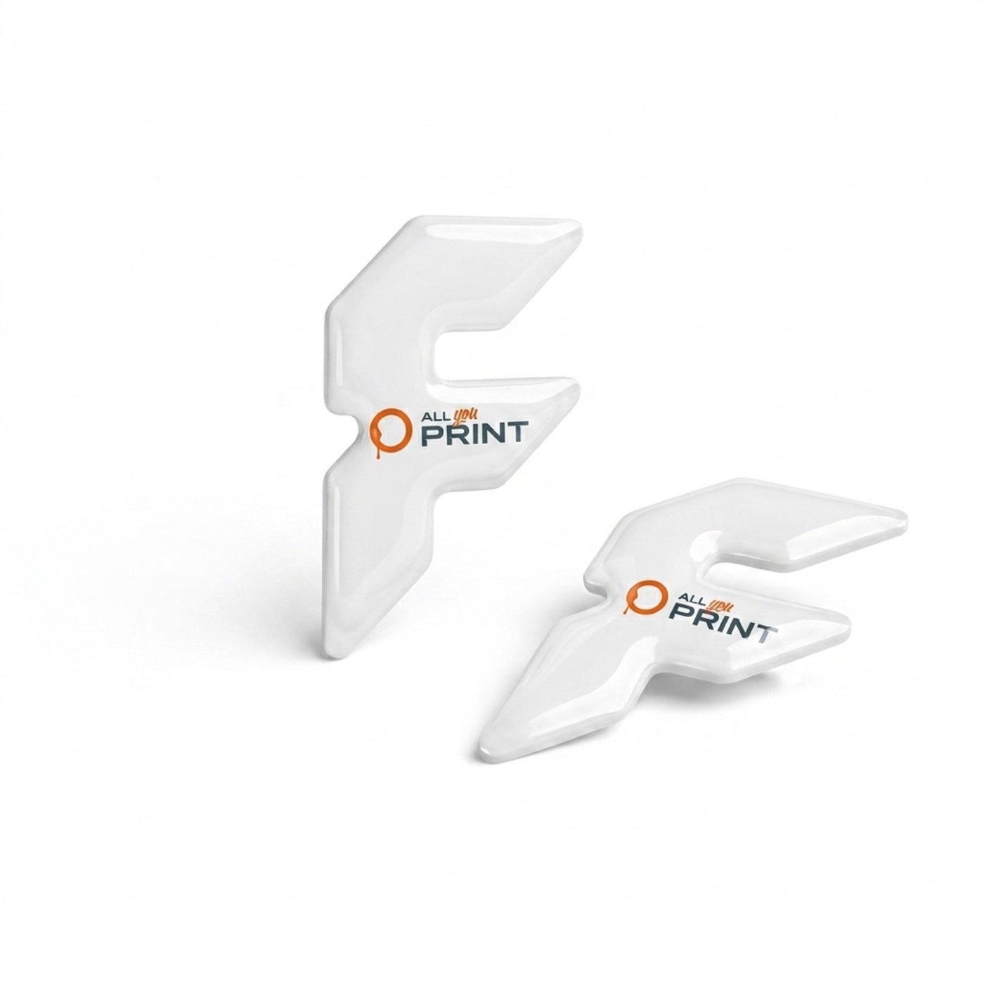 AYP - Ansteckbuttons mit Doming in Freiform