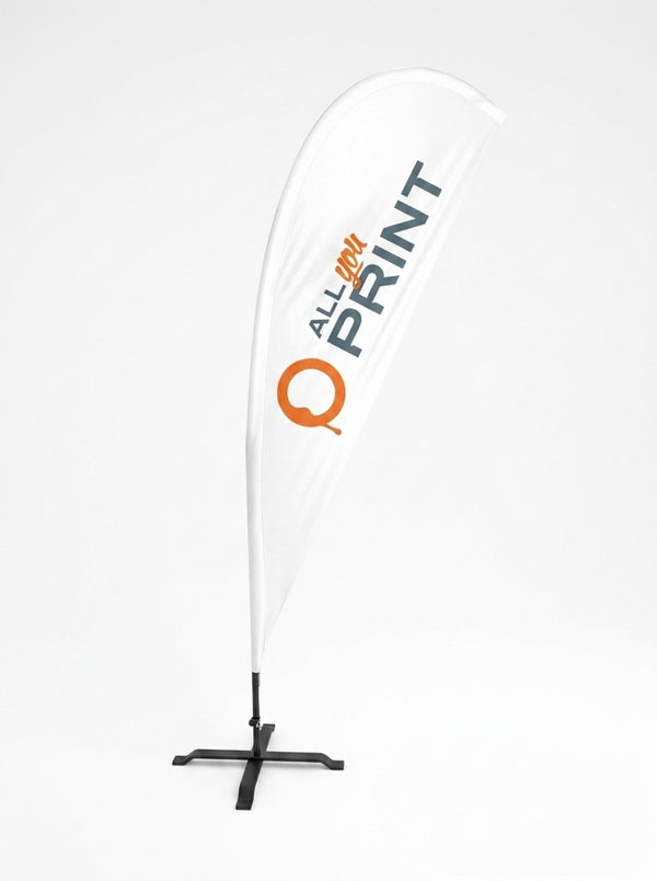 Beachflags Basic, System inkl. Druck