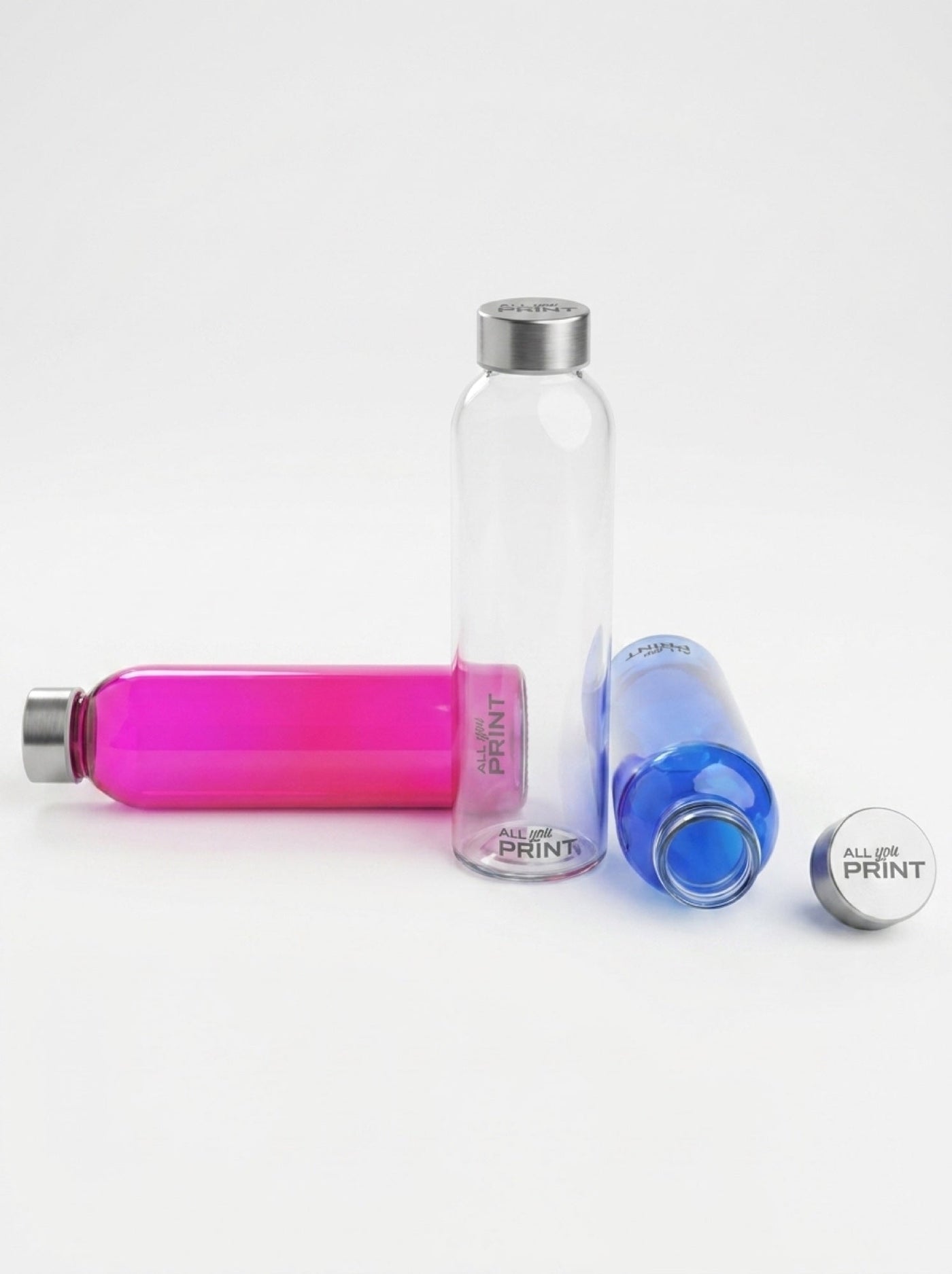 AYP - Glasflaschen mit Edelstahlverschluss