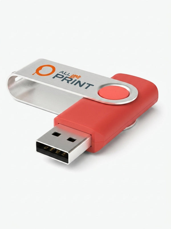 USB-Sticks farbig mit Aluminiumbügel