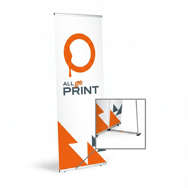 AYP - L-Banner Aluminium, System inkl. Druck