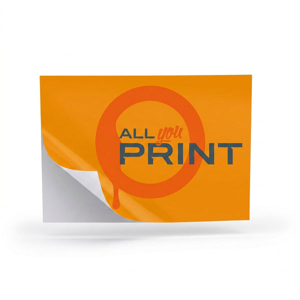 Extra-strong adhesive stickers
