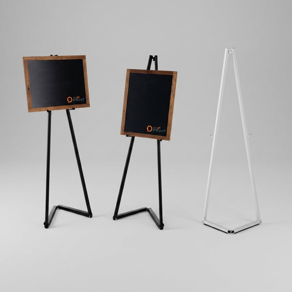 Mobile metal easel