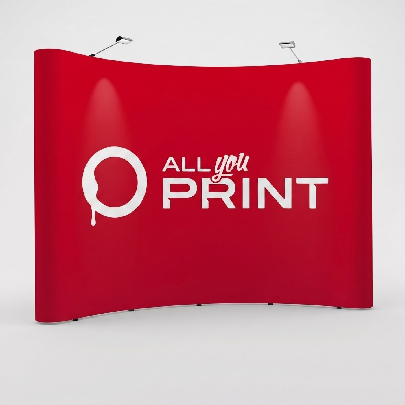 Display pliant Comfort courbe, systeme impression incluse
